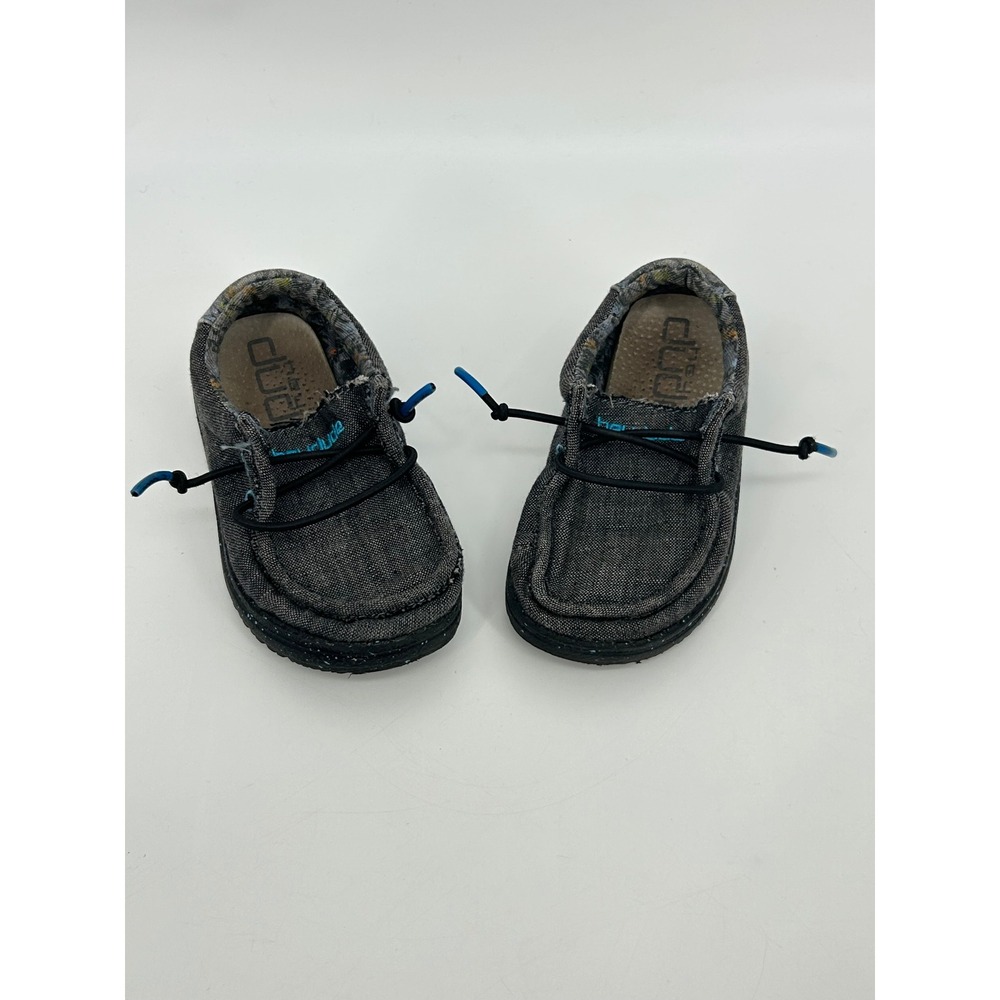 Hey Dude Wally US K7 Chambray Wave Ride Loafers- Slip On, Lightweight‎